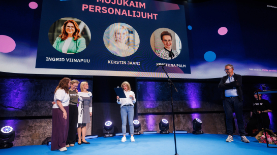 Kerstin Jaani on üks kolmest selle aasta mõjukaimast personalijuhist Eestis. Allikas: Eesti Personalijuhtimise Ühing PARE Kerstin Jaani on üks kolmest selle aasta mõjukaimast personalijuhist Eestis. Allikas: Eesti Personalijuhtimise Ühing PARE