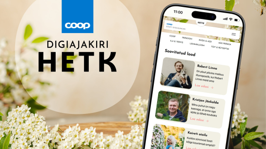 Coopi uuest digiajakirjast leiab väga mitmekesist sisu kõigile eestimaalastele. Coopi uuest digiajakirjast leiab väga mitmekesist sisu kõigile eestimaalastele.