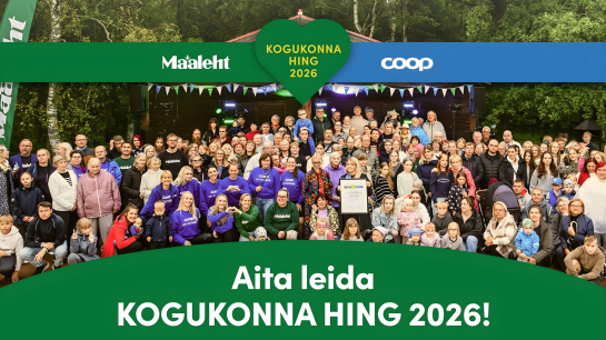 Coop ja Maaleht kutsuvad taas valima kogukonna hinge. Coop ja Maaleht kutsuvad taas valima kogukonna hinge.
