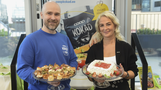 Coop Kokkade peakokal Märt Metsallikul ja tootmisüksuse juhil Reliia Kärol on põhjust rõõmustamiseks: käive kasvab korralikult. Foto: Vallo Kruuser Coop Kokkade peakokal Märt Metsallikul ja tootmisüksuse juhil Reliia Kärol on põhjust rõõmustamiseks: käive kasvab korralikult. Foto: Vallo Kruuser